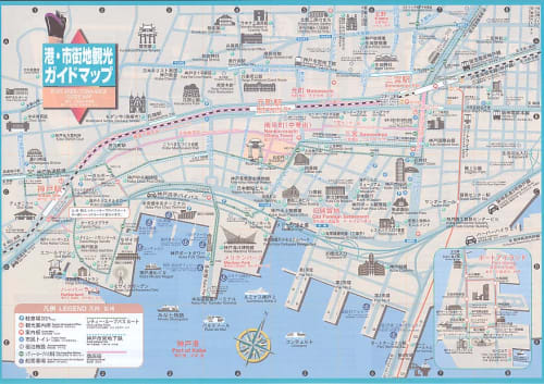 地図を見て回る神戸観光 グルメにショッピングにおすすめコース