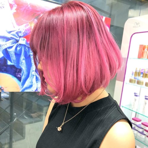 ヘアカラー ピンクは市販でできる 口コミでおすすめのピンク系