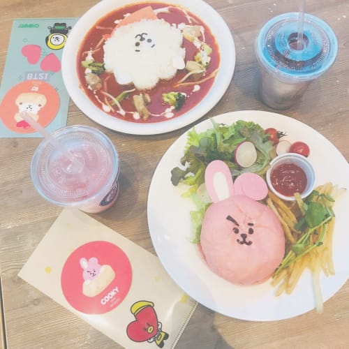 Bt21カフェメニュー 19 各店舗の可愛くて美味しい限定メニューも