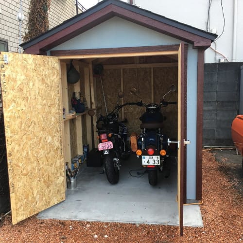 バイクガレージはdiy出来る おすすめキットとdiy方法を紹介