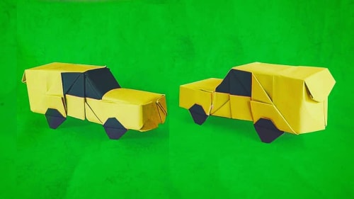 進化する折り紙 折り紙の車の簡単折り方10選 平面 立体 パトカーや消防車ができる