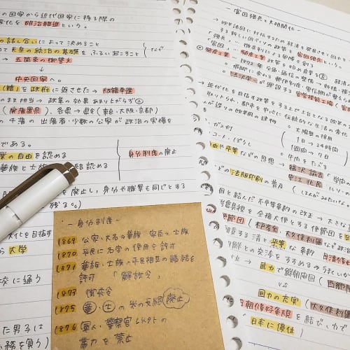 ノートの上手な書き方まとめ 勉強とビジネスに見やすいおすすめの書き方