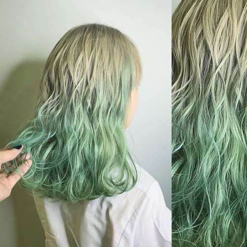 グリーンアッシュのおしゃれなヘアカラー厳選 冬に暗めヘアにしたい女の子必見