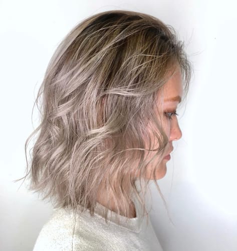 メッシュのヘアカラーおすすめスタイル 18秋冬 今季はクールビューティ