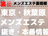 【秋葉原】本番・抜きありと噂のおすすめメンズエステ10選！【基盤・円盤裏情報】のサムネイル画像