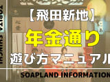 飛田新地の年金通りを徹底解説！料金やNN/NS情報を紹介！のサムネイル画像