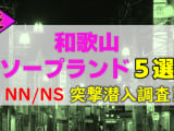 【NN/NS情報】和歌山で実際に遊んできたソープ8選！本当にNN/NS出来るのか体当たり調査！のサムネイル画像