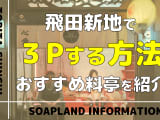 【3Pは出来る!?】飛田新地にまつわる噂や特徴などをNN/NS情報も含めて紹介！のサムネイル画像