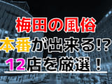 【2025年本番情報】大阪府・梅田で実際に遊んできた風俗12選！NNや本番が出来るのか体当たり調査！のサムネイル画像