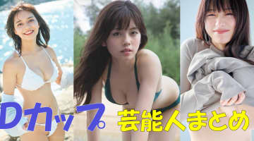Dカップのアイドル・女優・タレント芸能人45選のサムネイル画像