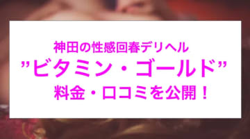 【実録】神田のデリヘル〜”元祖ワンワン性感回春エステ ビタミン・ゴールド”の料金・口コミを公開！のサムネイル画像