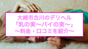【裏情報】大崎市古川のデリヘル"乳の実～パイの実～"は爆乳！料金・口コミを公開！のサムネイル画像