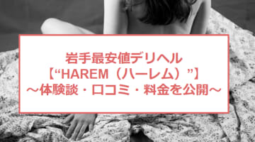 【裏情報】盛岡デリヘルの“HAREM（ハーレム）”は最強コスパで地元美女と本番体験⁈料金・口コミを公開！のサムネイル画像