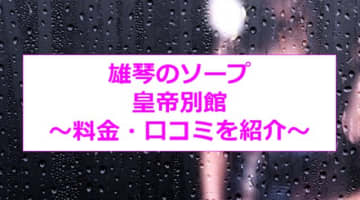 【裏情報】NNあり？雄琴のソープ”皇帝別館”でセレブ系美女相手に三連発！料金・口コミを紹介！のサムネイル画像