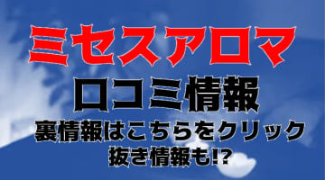 【体験レポ】錦糸町の風俗エステ"錦糸町ミセスアロマ"はコスパ抜群！料金・口コミを大公開！のサムネイル画像