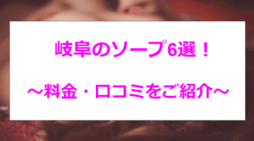 【変態レポ】岐阜のおすすめソープ6選！絶世の美女相手に興奮止まらず！のサムネイル画像