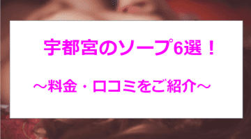 【コロナ新情報】宇都宮のおすすめソープ6選を全25店舗から厳選！爆乳娘とNN/NS!?のサムネイル画像