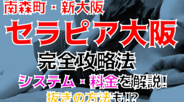 【2025年裏情報】大阪の人気メンズエステ"セラピア大阪～新大阪・南森町”の口コミ・料金を紹介！のサムネイル画像