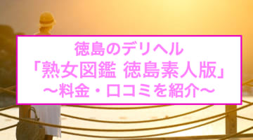 【裏情報】デリヘル"熟女図鑑 徳島素人版"で熟女の卑しいボディにたっぷり放出！料金・口コミを公開！のサムネイル画像