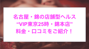 【裏情報】錦のヘルス”VIP東京25時錦本店”で極上美女と大絶頂！料金・口コミを公開！のサムネイル画像