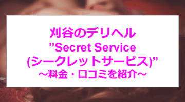 【裏情報】刈谷のデリヘル”Secret Service(シークレットサービス)”で素人とH！料金・口コミを公開！のサムネイル画像