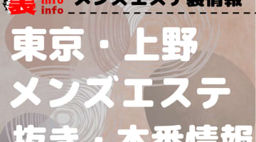 【上野】本番・抜きありと噂のおすすめメンズエステ10選！【基盤・円盤裏情報】のサムネイル