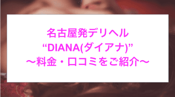 【裏情報】名古屋発のデリヘル”DIANA(ダイアナ)”でハメ倒す！料金・口コミを公開！のサムネイル画像