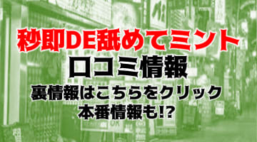 【裏情報】五反田のホテヘル"秒即DE舐めてミント"で小悪魔によるプチM性感！料金・口コミを公開！のサムネイル画像