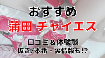 本番も⁈東京・蒲田のおすすめチャイエス5店を全26店舗から厳選！のサムネイル画像