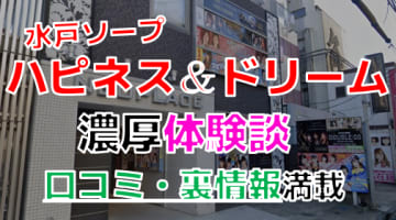 【2024年最新情報】茨城・水戸のソープ”ハピネス＆ドリーム”での濃厚体験談！料金・口コミ・本番情報を網羅！のサムネイル画像