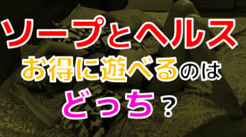 【2024年最新情報】ソープとヘルスの違い7選！特徴や料金・プレイスタイルを徹底比較のサムネイル