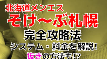 【2024年新店】北海道・札幌のメンズエステ”そけ〜ぶ札幌”は抜きあり？料金・口コミを公開！のサムネイル画像