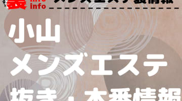 【小山】本番・抜きありと噂のおすすめメンズエステ9選！【基盤・円盤裏情報】！のサムネイル画像