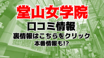 【体験談】ツーショットキャバクラ"梅田堂山女学院"はセーラー服女子とイチャイチャ！料金・口コミを公開！のサムネイル画像