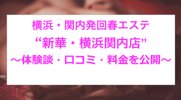 【裏情報】横浜にある元祖ワンワン回春エステ”新華・横浜関内店”の料金・口コミを公開！のサムネイル画像