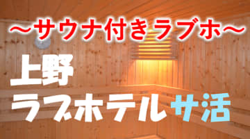 上野のサウナ付きラブホ2選！カップルで使えるプライベートサウナも紹介！【2024年版】のサムネイル画像