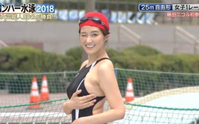 ロンハー女子スポーツテストがエロすぎる！ポロリ水泳大会も！抜けるおっぱい・まんすじ画像のサムネイル画像