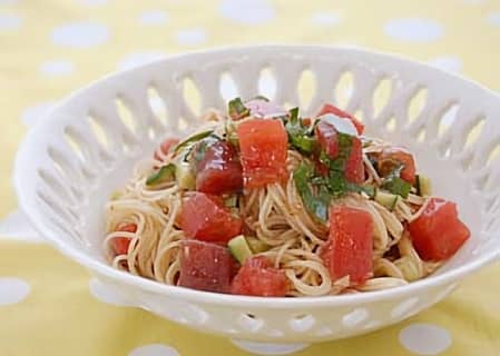 【レシピ】夏におススメ！「トマトとマグロの冷製パスタ」のサムネイル