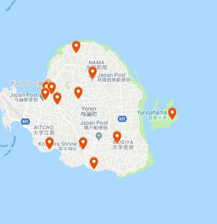 与論島観光を100倍楽しむ手順の地図【超穴場スポット付き】】 - Google My Mapsのサムネイル