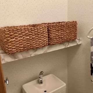 【賃貸DIY】100均グッズだけでできる！簡単トイレ収納棚。 : フツウノコト。のサムネイル