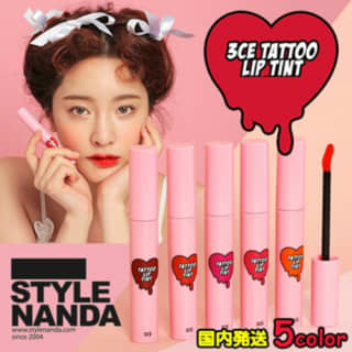 【楽天市場】STYLENANDA 3CEタトゥーリップティント TATTOO LIP TINT(リップ/韓国コスメ/ティント/ウユクリーム/美白/スリーコンセプトアイズ/スタイルナンダ/クリーム)【韓国コスメ】：コスメティックLOCOのサムネイル