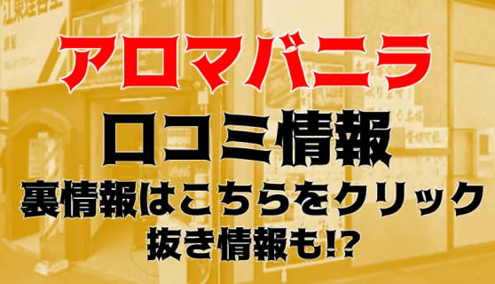 【裏情報】錦糸町のメンズエステ"アロマバニラ"の抜き・本番情報を調査！料金・口コミも紹介！ | Trip-Partner[トリップパートナー]のサムネイル