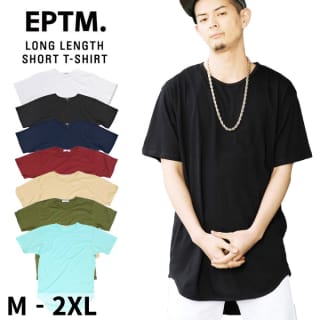 【楽天市場】【最終セール】【M〜2XL】【メール便可】EPTM エピトミ 半袖 ロング丈Tシャツ【ラウンド】【Made in USA】ロング丈 アメリカ製 Tシャツ 半袖 ストリート カットソー USサイズ メンズ 大きいサイズ L LL 2L 3L 4L 5L longlength：CRIMINAL（クリミナル）のサムネイル