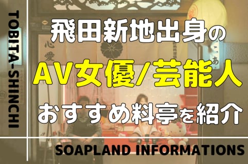 飛田新地出身のAV女優・芸能人を大公開！青春・メイン通りのおすすめ料亭も徹底解説！ | enjoy-night[エンジョイナイト]のサムネイル