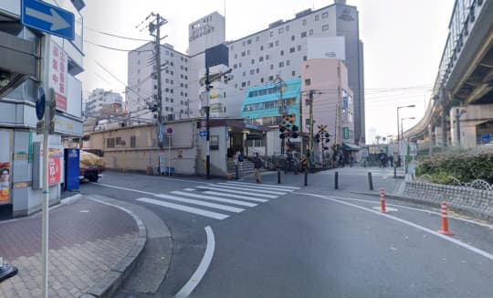 カーブの道