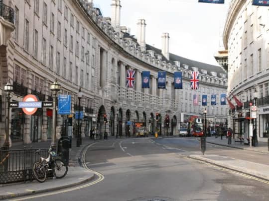 ロンドン市内にて一枚