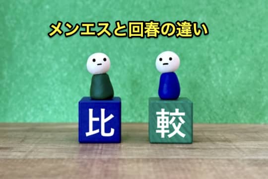 メンズエステ　回春　違い