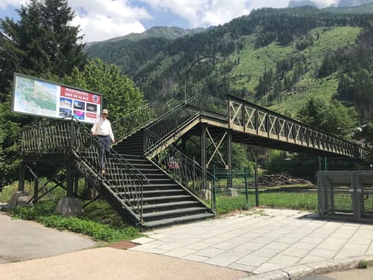 シャモニー　登山鉄道駅