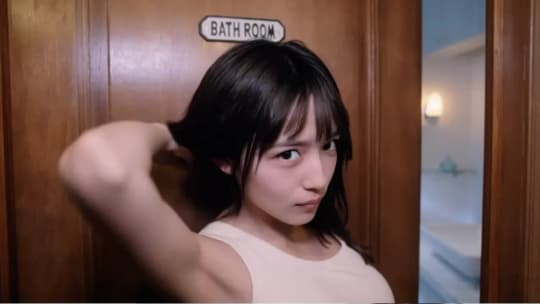 入浴を誘う川口春奈