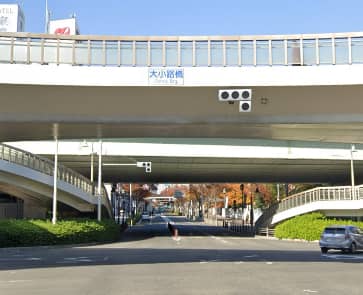 大小路筋の信号